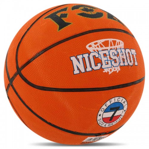 М"яч баскетбольний гумовий Wilson Match Official №7 помаранчевий, код: BA-7516-S52