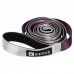 Стрічка стропа з петлями для розтяжки Ezous Stretching Strap 10 петель, сірий-фіолетовий, код: I-02-S52