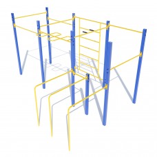 Гімнастичний комплекс Miros “Воркаут” фланці, код: W201.2