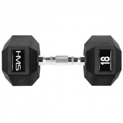 Гантель HMS Hex Pro 1х18 кг, код: 5907695518115-IN