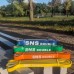 Еспандер стрічка-Кільце подвійний SNS 145-22-Double опір 20 кг, помаранчевий-сірий, код: 10905-SNS