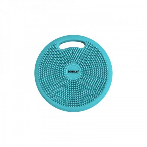 Подушка для масажу і балансу LiveUp Massage Cushion 330 мм, блакитний, код: 6951376104929