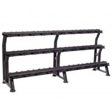 Стійка гантельна 3-х ярусна Fitnessport FF71D1E (на 15 пар), код: 10259-AX Стійка гантельна 3-х ярусна Fitnessport FF71D1E (на 15 пар), код: 10259-AX