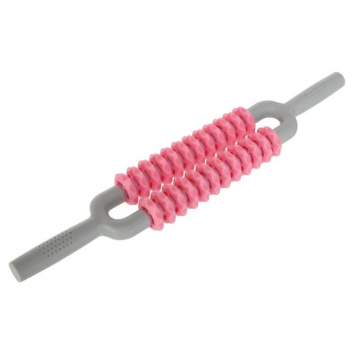 Масажер-палка роликовий FitGo Massager Bar 24 масажерів, 540х100 мм, фіолетовий, код: FI-6199-S52 Масажер-палка роликовий FitGo Massager Bar 24 масажерів, 540х100 мм, фіолетовий, код: FI-6199-S52