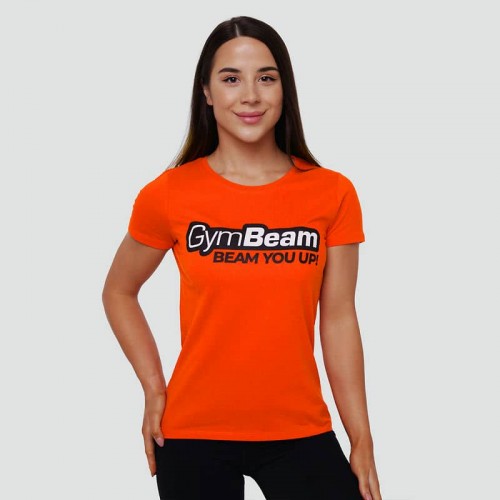 Футболка жіноча GymBeam Clothing Beam XL, помаранчевий, код: 221725-GB