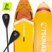 Надувна SUP дошка Tsunami Pro 350 см з веслом T11, жовтий, код: P-5905973405584