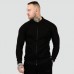 Худі чоловіче на блискавці GymBeam Zipper Hoodie Black L, чорний, код: 120814-GB