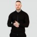 Худі чоловіче на блискавці GymBeam Zipper Hoodie Black L, чорний, код: 120814-GB