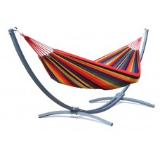 Двомісний гамак з каркасом WCG Mexico XXL 200х150 см, код: P-16К1-IF Двомісний гамак з каркасом WCG Mexico XXL 200х150 см, код: P-16К1-IF
