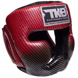 Шолом боксерський з повним захистом шкіряна Top King  Super Star S червоний, код: TKHGSS-01_SR-S52
