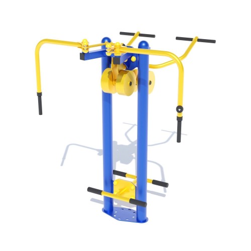 Вуличний тренажер для людей з ОФМ Brustyle тяга зверху/батерфляй, код: SG810