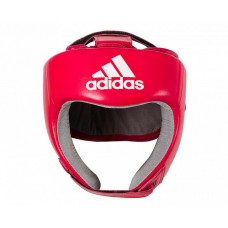 Шолом боксерський Adidas з ліцензією Aiba, розмір S, червоний, код: 15561-507