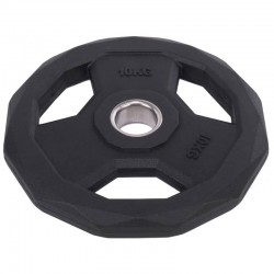 Млинці поліуретанові BioGym 51мм 10кг чорний, код: SC-3858-10-S52 Млинці поліуретанові BioGym 51мм 10кг чорний, код: SC-3858-10-S52