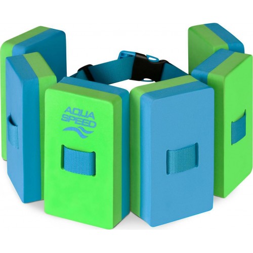 Пояс для плавання дитячий Aqua Speed Duo 30-60 кг, синій-зелений, код: 5905718601677 Пояс для плавання дитячий Aqua Speed Duo 30-60 кг, синій-зелений, код: 5905718601677