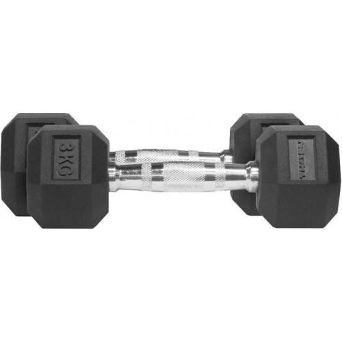 Гантелі Thorn+Fit Hex, прогумовані, 2х3 кг, код: 5902701510701-IN