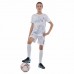 Форма футбольна дитяча AL Nassr Ronaldo 7 гостьова 2024, розмір 30, зріст 150-160, білий-сірий, код: CO-3645_30