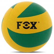 М"яч волейбольний Fox №5 PVC, зелений-жовтий, код: VB-0784_GY