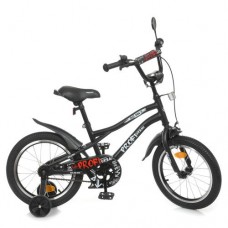 Велосипед дитячий Profi Kids Urban d=18, чорний (мат), код: Y18252-MP