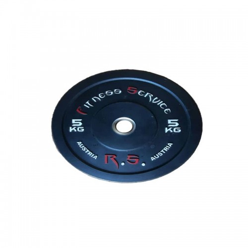 Бамперний диск для кросфіту Fitness Service RCP23-5 кг, код: 10078-AX Бамперний диск для кросфіту Fitness Service RCP23-5 кг, код: 10078-AX
