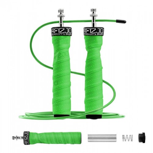 Скакалка швидкісна для кросфіту 4FIZJO Speed Rope PRO+ 300 см, Green, код: P-5907739313195