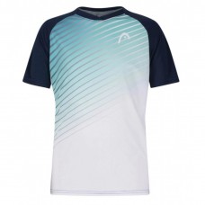 Футболка для тенісу дитяча Head Striker T-Shirt boy розмір 140, темно-синій-блакитний, код: 724794805008