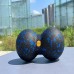 Масажний м"яч подвійний 4Fizjo EPP DuoBall 08 Black/Gold, код: P-5907739314802