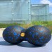 Масажний м"яч подвійний 4Fizjo EPP DuoBall 08 Black/Gold, код: P-5907739314802