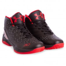 Кросівки для баскетболу Under Armour розмір 44 (28см), чорний-червоний, код: F1705-4_44BKR