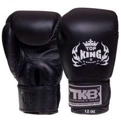 Рукавички боксерські Top King Ultimate шкіряні 10 унцій, чорний, код: TKBGUV_10BK-S52