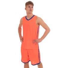 Форма баскетбольна чоловіча PlayGame Lingo 5XL (рост 185-190) помаранчевий, код: LD-8023_5XLOR-S52