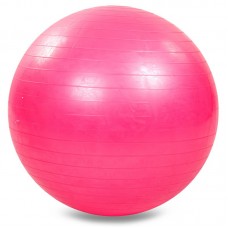 Мяч для фитнесса FitGo 650 мм розовый, код: FI-1980-65_P