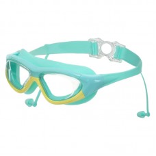 Окуляри-напівмаска для плавання дитячі з берушами Sailto бірюзовий, код: 9200_BI Окуляри-напівмаска для плавання дитячі з берушами Sailto бірюзовий, код: 9200_BI