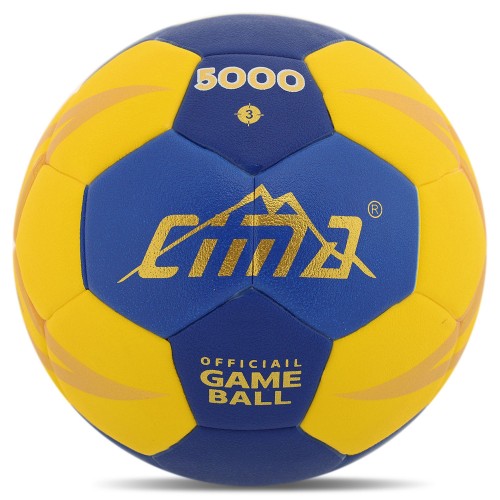 М"яч гандбольний Cima №3 PU, синій-жовтий, код: VB-5000-3-S52