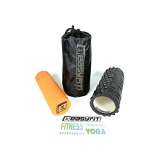 Масажний ролик подвійний EasyFit PRO Active 330х140 мм, код: EF-2025-O-EF Масажний ролик подвійний EasyFit PRO Active 330х140 мм, код: EF-2025-O-EF