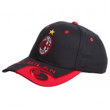 Кепка футбольного клуба AC Milan, черный-красный, код: CO-0793-S52