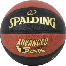 М"яч баскетбольний Spalding Advanced Grip Control №7, чорний-помаранчевий, код: 689344405520