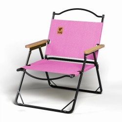 Стілець розкладний зі спинкою для кемпінгу WCG Chill рожевий, код: CH-S17L-IF Стілець розкладний зі спинкою для кемпінгу WCG Chill рожевий, код: CH-S17L-IF