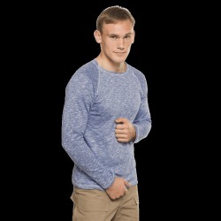 Пуловер чоловічий Brotherhood T.OR розмір 3XL, синій меланж, код: 2023102302962