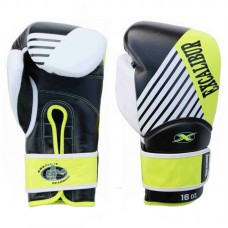 Боксерські рукавички Excalibur Absolute Sparring 14 унцій, чорний/білий/жовтий, код: 8065-01/14-IA