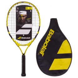 Ракетка для великого юніорського тенісу Babolat Nadal JR 23 жовтий, код: BB140248-191-S52