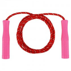 Скакалка FitGo 2,5м, червоний, код: FI-4919_R Скакалка FitGo 2,5м, червоний, код: FI-4919_R