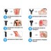 Масажний пістолет EasyFit Percussio з 6 насадками, код: EF-2073-EF