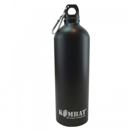 Фляга алюмінієва Kombat Aluminium Water Bottle 1л., чорний, код: kb-awb1000-blk