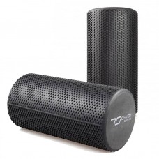 Масажний ролик (валик) 7Sports Foam Roller EVA гладкий 300х150 мм, чорний, код: RO2-30 BLACK-PP