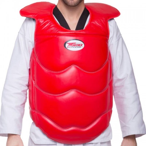 Захист корпусу та ключиці (жилет) для єдиноборств Twins XL червоний, код: BOPL3_XLR-S52 Захист корпусу та ключиці (жилет) для єдиноборств Twins XL червоний, код: BOPL3_XLR-S52