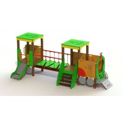 Гімнастичний комплекс Miros "Паровозик з вагончиком", код: DIOS404.1 hdpl