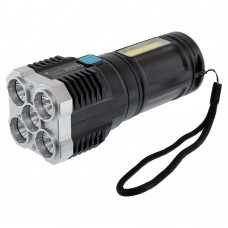 Ліхтарик ручний світлодіодний X-Balog чорний, код: LF-S03-5-S52