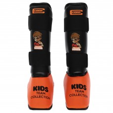 Захист гомілки і стопи Core XXS (4-6 років) чорний-помаранчевий, код: BO-8544_XXS