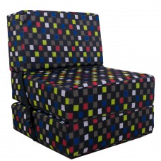 Безкаркасне крісло розкладачка Tia-Sport Принт поролон, оксфорд, 2100х800 мм, кольоровий, код: sm-0890-1