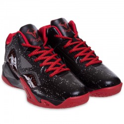 Кросівки для баскетболу Jdan розмір 37 (23,5см), чорний-червоний, код: OB-9902-3_37BKR